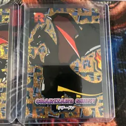 5x Charizard Card Lot - Gold Holo Box Hit - Team Rocket Database - Pokemon - Image 4