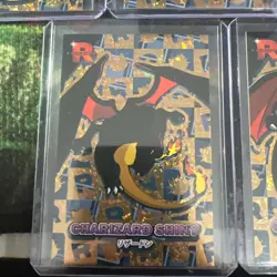 5x Charizard Card Lot - Gold Holo Box Hit - Team Rocket Database - Pokemon - Image 5