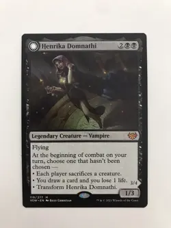 Henrika Domnathi / Infernal Seer MTG Magic the Gathering Card NM Near Mint VOW - Image 1