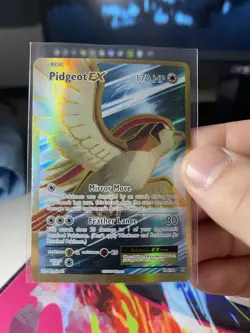 Pokemon Pidgeot EX Full Art Ultra Rare Evolutions 104/108 170 HP Holo TCG Card - Image 1