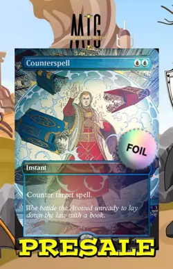 Counterspell PRESALE ✨ Borderless FOIL ✨ MTG D&D Secret Lair NM 2497 - Image 1