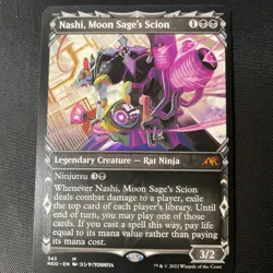 Nashi, Moon Sage's Scion #343 Kamigawa: Neon Dynasty Showcase Regular Mythic - Image 1