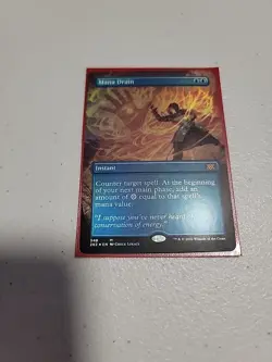 MTG Mythic Mana Drain Foil Double Masters 2022 Borderless - Image 1