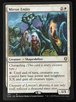 1x MTG Mirror Entity - Commander Legends: Battle for Baldur's Gate (CLB) #701 - Image 1