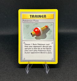 Pokemon Flute 1999 Base Set #86/102 Shadowless Trainer WOTC Vintage Card - Image 1