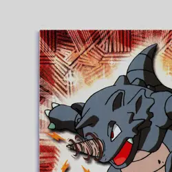 💥 1999 Topps Pokemon Cards - Series 2- Blue Logo - Rhydon #112 - Image 4