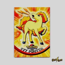 💥 1999 Topps Pokemon Cards - Series 2 - Blue Logo - Ponyta #77 - Image 1
