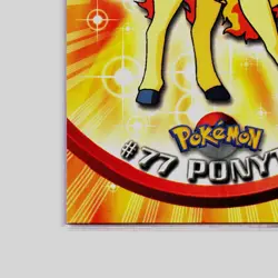 💥 1999 Topps Pokemon Cards - Series 2 - Blue Logo - Ponyta #77 - Image 3