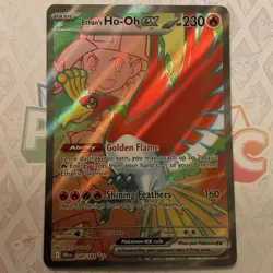 Pokemon TCG Ethans Ho-Oh EX Destined Rivals Full Art Rare Card 209/182 - Image 1