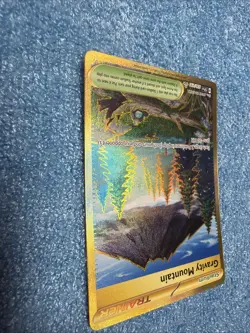 Gravity Mountain 250/191 Hyper Rare Gold Pokemon Surging Sparks NM - Image 4