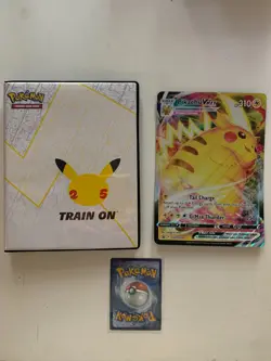 PIKACHU VMAX PROMO + CELEBRATIONS JUMBO / OVERSIZE BINDER - POKEMON TCG NEW - Image 1