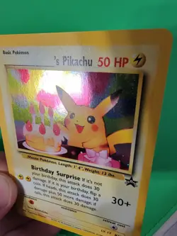 Pokemon TCG ______'s Birthday Pikachu 24/53 Wotc Promo Holo LP+ - Image 3
