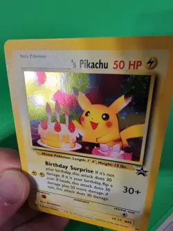 Pokemon TCG ______'s Birthday Pikachu 24/53 Wotc Promo Holo LP+ - Image 4