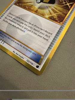 2013 Pokemon BW Plasma Freeze #122 Ultra Ball Gold Secret Rare Holo MP/LP - Image 3