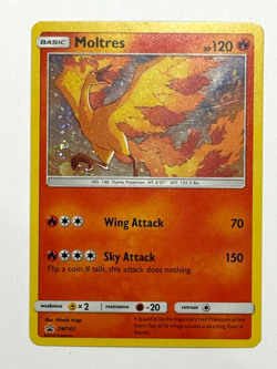 Pokemon TCG Moltres SM143 Cosmos Holo Sun & Moon Promos - Image 1