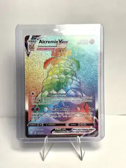 Pokemon Alcremie VMAX Secret Rare Full Art Holo 073/072 Shining Fates - Image 1