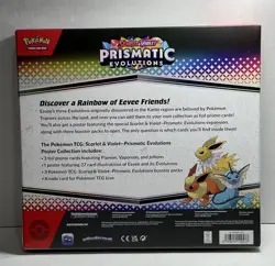 NEW Pokemon Prismatic Evolutions Poster Collection - Brand New/Sealed - Image 2