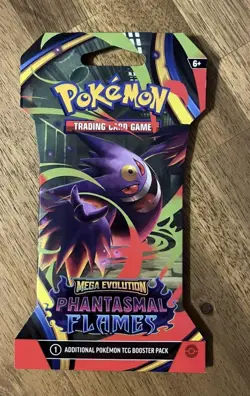 Pokemon TCG: Mega Evolution - Phantasmal Flames Sleeved Booster Pack LOT OF 13!! - Image 2