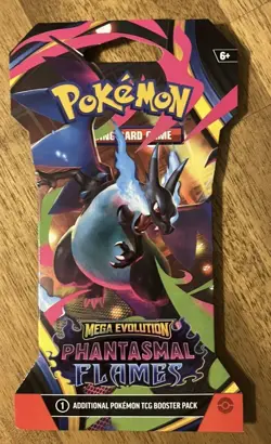 Pokemon TCG: Mega Evolution - Phantasmal Flames Sleeved Booster Pack LOT OF 13!! - Image 3