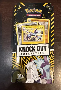 Pokemon TCG Knock Out Collection Toxtricity Sealed - 3 Foils, 2 Packs, 1 Coin - Image 1