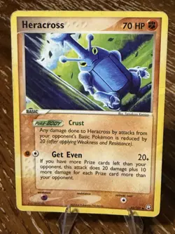 2004 Pokemon EX Team Rocket Returns Heracross 13/109 Vintage WOTC read desc - Image 1