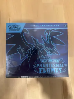 Pokemon Mega Evolutions Phantasmal Flames Elite Trainer Box ETB - Factory Sealed - Image 1