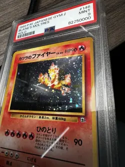 1999 POKEMON JAPANESE GYM 2 #146 BLAINE'S MOLTRES-HOLO PSA 9 ** cool cert # * - Image 4