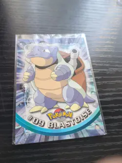 Blastoise Pokemon Card Topps #09 TV Animation Edition Series Green Logo - Image 1