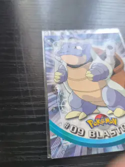 Blastoise Pokemon Card Topps #09 TV Animation Edition Series Green Logo - Image 2
