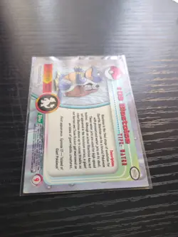 Blastoise Pokemon Card Topps #09 TV Animation Edition Series Green Logo - Image 4