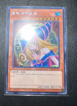 Yugioh Card 7x Dark Magician Girl 15AX-KRM01 Prismatic Secret Rare Korean NM - Image 1