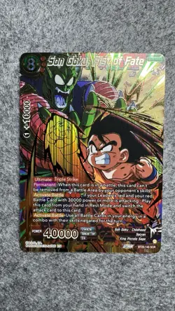 dragon ball super card game Son Goku, Fist of Fate BT25-145 SCR Ultimate 40000 - Image 1