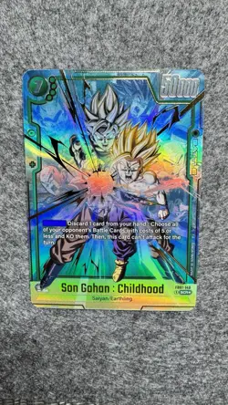 Bandai Dragon Ball Super Card Game Son Gohan : Childhood FB01-140 SCR Foil 50000 - Image 1