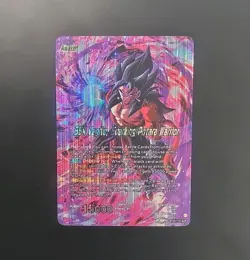 Bandai Dragon Ball Super Card Game SS4 Vegeta & Son Goku Prison Planet Foil Lot - Image 1