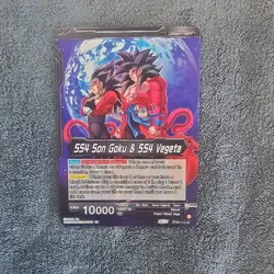 Bandai Dragon Ball Super Card Game SS4 Vegeta & Son Goku Prison Planet Foil Lot - Image 2