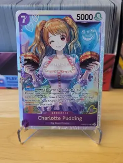 Charlotte Pudding PRB02-010 SR ONE PIECE Card The Best 2 ONE PIECE CCG Japanese - Image 1