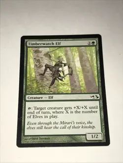 Magic the Gathering Timberwatch Elf 2007 Card - Image 2