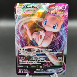 Mew VMAX 114/264 Pokemon Card - Fusion Strike Ultra Rare - NM - Image 1