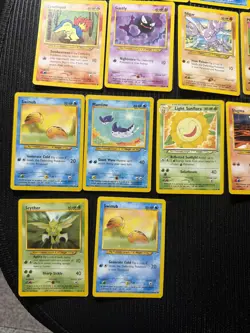 Pokemon TCG Neo Destiny and Neo Genesis Lot 16 Card Lot Non Holo - Image 5