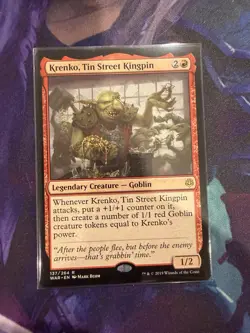 Krenko, Tin Street Kingpin War of the Spark Regular - Image 1
