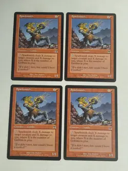 MTG Playset 4x Sparksmith (Onslaught/Red/C) - BGM - Image 1