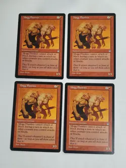MTG Playset 4x Mogg Flunkies (Stronghold/Red/C) - BGM - Image 1