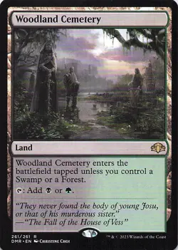 Woodland Cemetery Dominaria Remastered Regular - Image 1