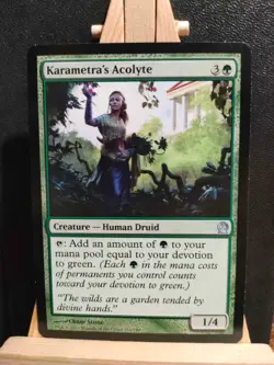 Karametra's Acolyte - Theros - Uncommon - LP to NM (see pics) MTG - Image 1