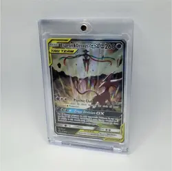 2020 Pokemon Espeon & Deoxys GX SM240 Sm Holo 260 HP TAG TEAM Promo Psychic Club - Image 1