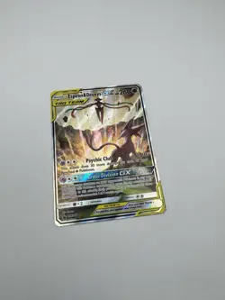2020 Pokemon Espeon & Deoxys GX SM240 Sm Holo 260 HP TAG TEAM Promo Psychic Club - Image 2