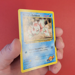 5-12-23 . UNPLAYED pokemon . gym heroes #30/132 . 2000 misty's goldeen (07) - Image 2