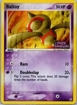 Baltoy 59/110 Common Holon Phantoms Pokemon Reverse Holo NM - Image 1
