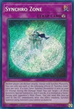 Synchro Zone - BLMR-EN048 - Secret Rare - 1st Edition NM Yugioh Battles of Legen - Image 1