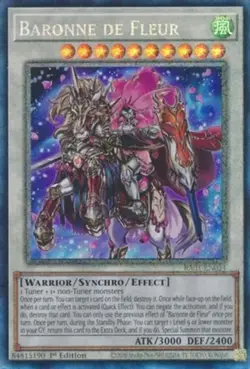 Baronne de Fleur - RA01-EN034 - Prismatic Collector's Rare - 1st Edition NM Yugi - Image 1